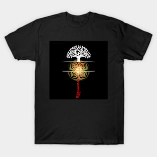 The Tree Of Life Guitar. T-Shirt